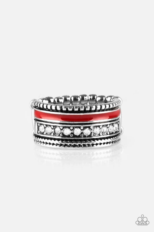 Rich Rogue Red Ring - Paparazzi Accessories