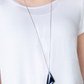 Ultra Sharp Blue Necklace ~ Paparazzi Accessories