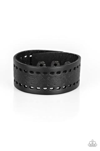 Make The West Of It Black Urban Bracelet ~ Paparazzi Accessories