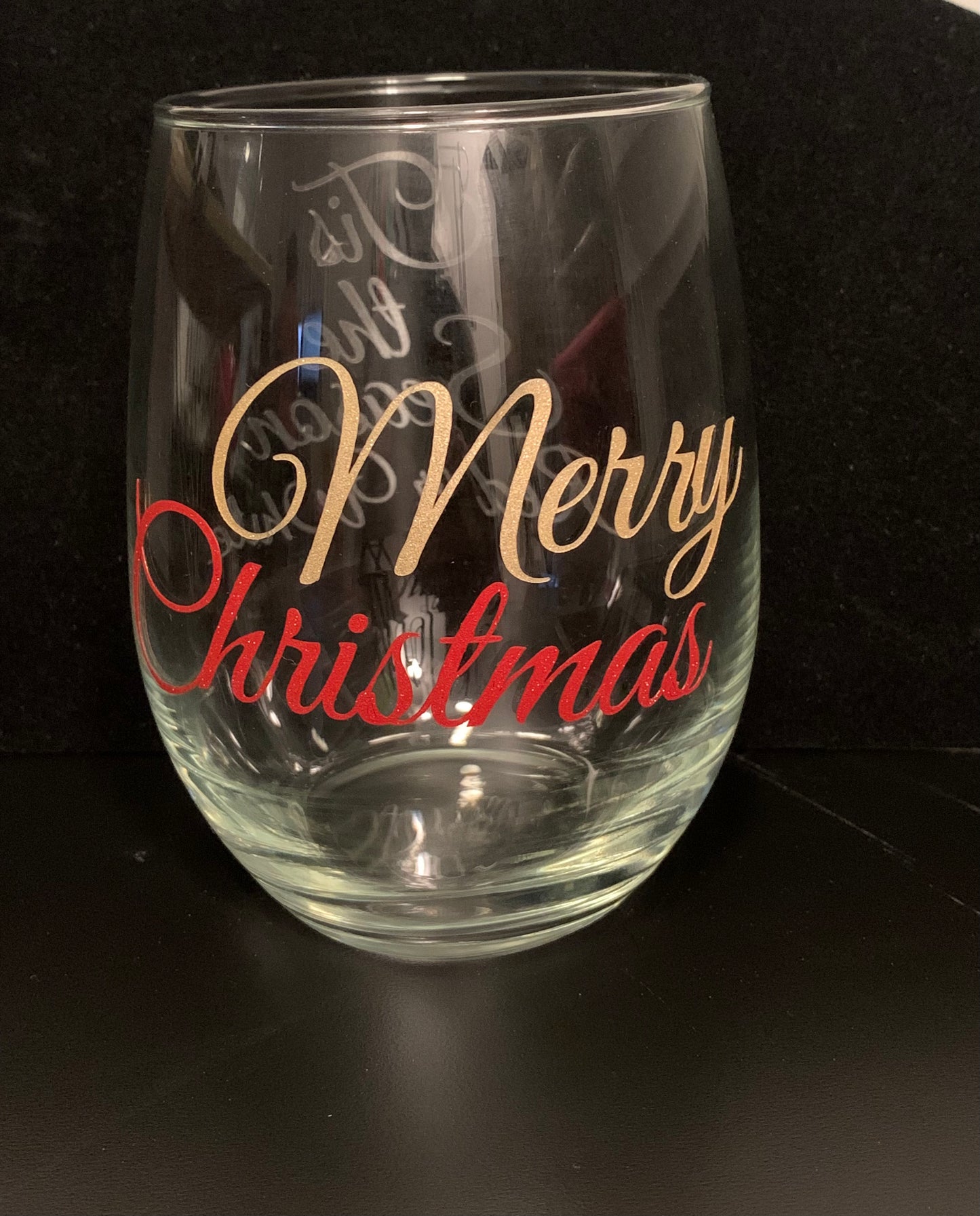 Tis The Season Holiday Glass