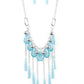Roaring rivera Blue Necklace ~ Paparazzi Accessories