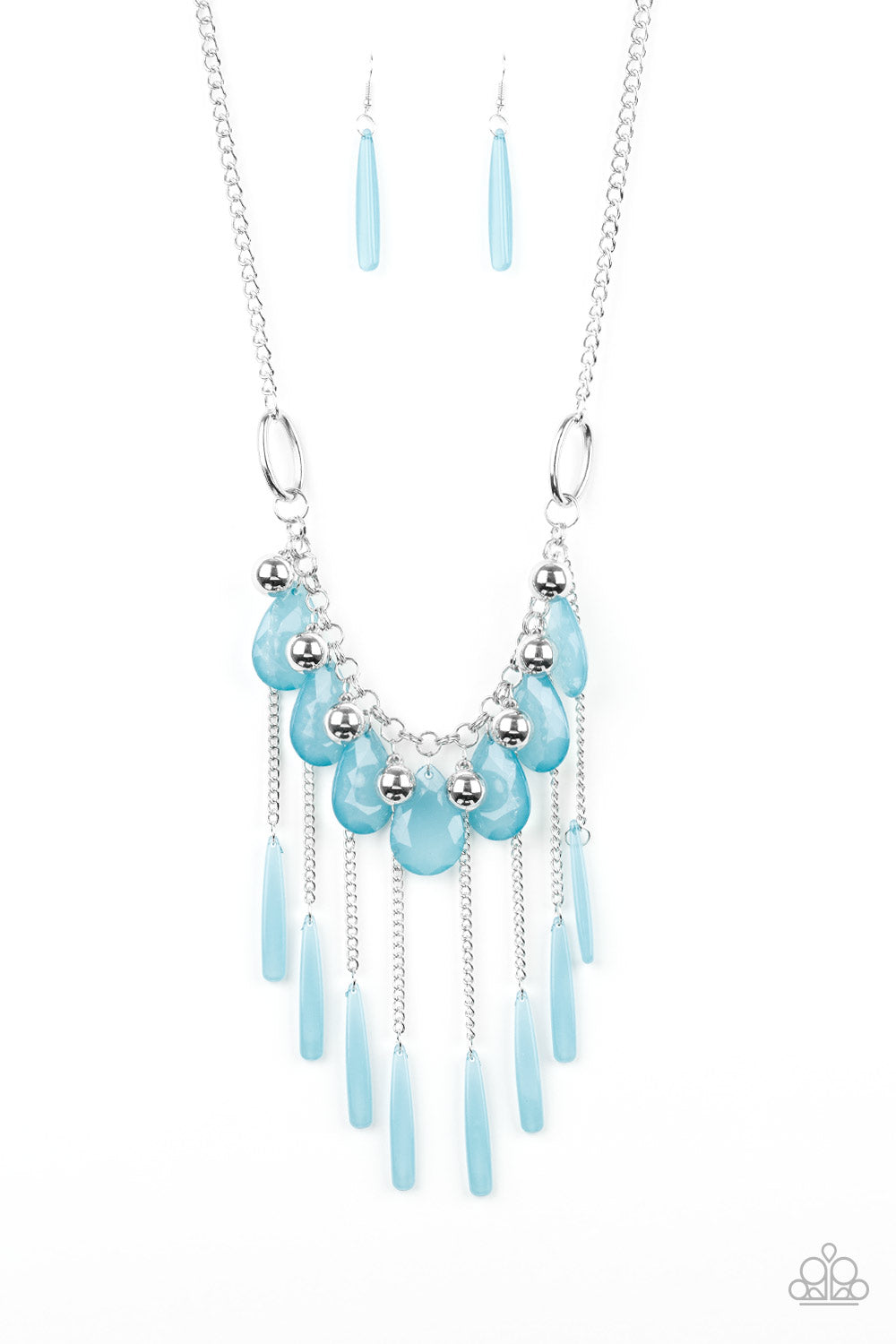 Roaring rivera Blue Necklace ~ Paparazzi Accessories