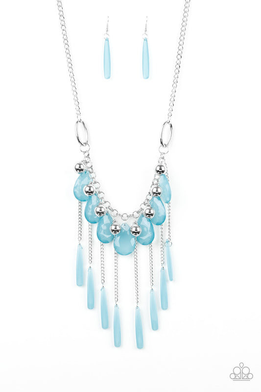 Roaring rivera Blue Necklace ~ Paparazzi Accessories