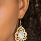 Reign Supreme Gold Earring ~ Paparazzi Accessories