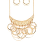 Metro Eclipse Gold Necklace ~ Paparazzi Accessories