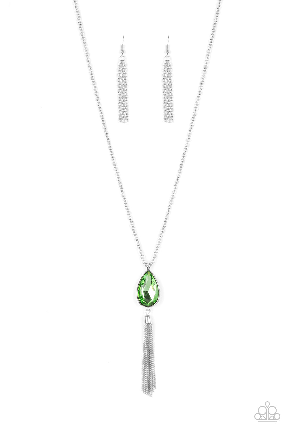 Elite Shine Green Necklace ~ Paparazzi Accessories