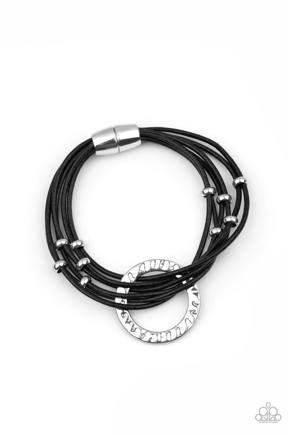 Magnetic Muse Black Bracelet - Paparazzi Accessories