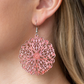 Ocean Paradise Orange Earring ~ Paparazzi Accessories