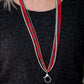 Colorful Calamity Red Lanyard ~ Paparazzi Accessories