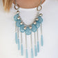 Roaring rivera Blue Necklace ~ Paparazzi Accessories