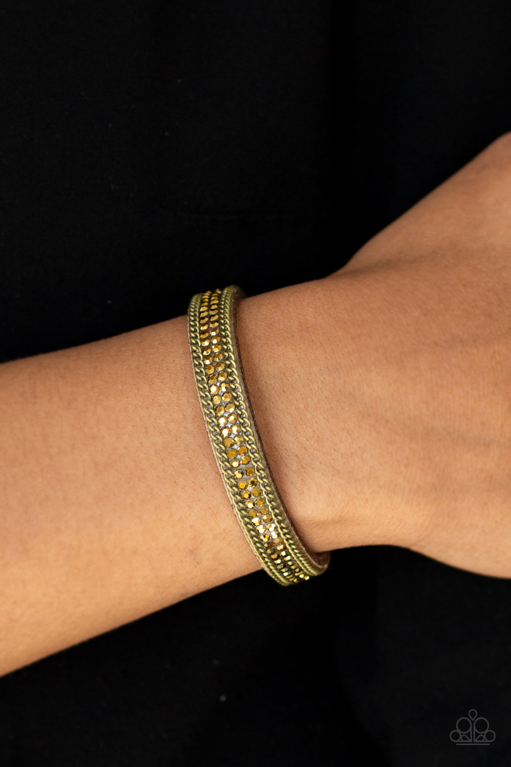 Babe Bling Brass Bracelet ~ Paparazzi Accessories