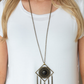 Sandstone Solstice Brass Necklace ~Paparazzi Accessories