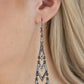 Electric Shimmer Black Earring - Paparazzi Accessories
