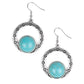 Mesa Mood Blue Earrings ~ Paparazzi Accessories